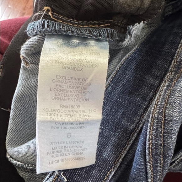 Wit & Wisdom Logan High Rise Ankle Dark Blue Straight Leg Jeans - Picture 14 of 14